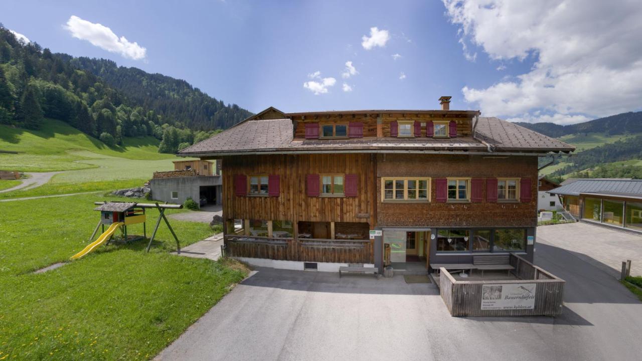 Ferienbauernhof Kohler Lägenhet Schoppernau Exteriör bild